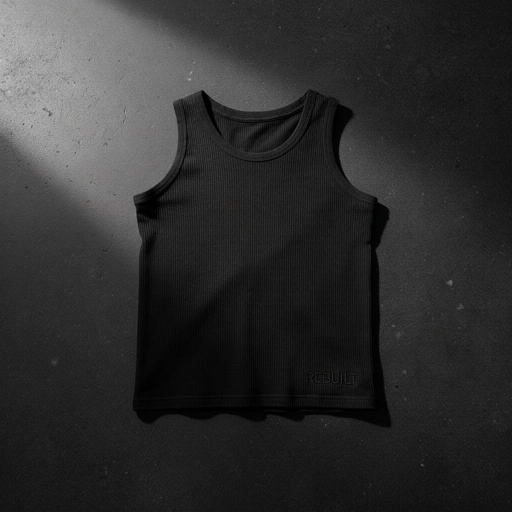 The Vow Tank — front flat-lay