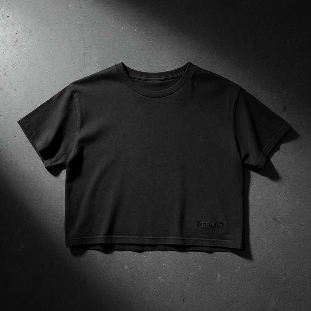 The Grace Crop — front flat-lay